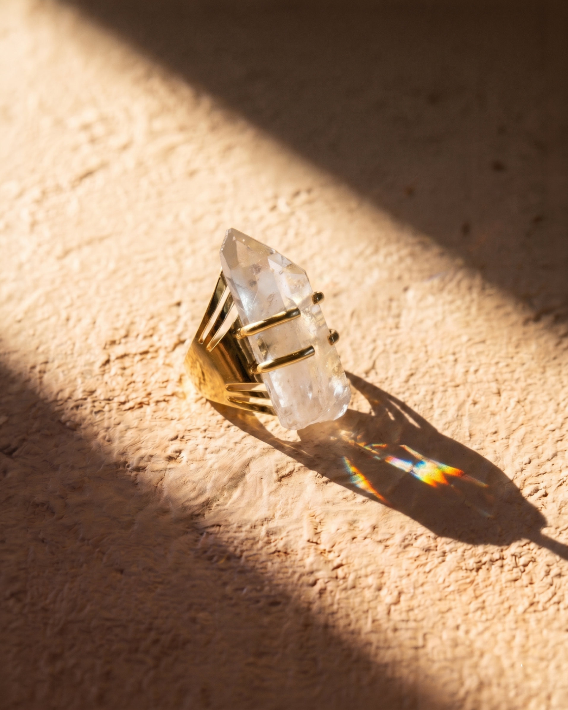 Anillo Cuarzo Cristal