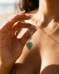 Collar Corazón de Amazonita