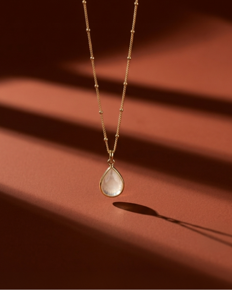 Collar Gota de Piedra Luna